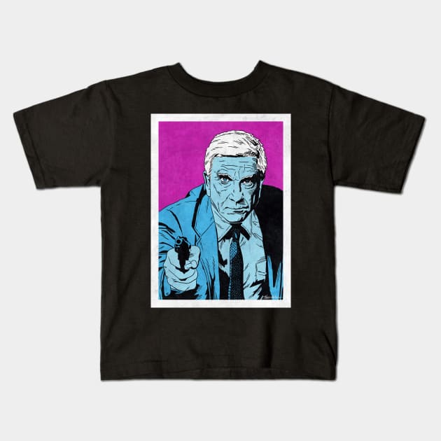 FRANK DREBIN - The Naked Gun (Pop Art) Kids T-Shirt by Famous Weirdos